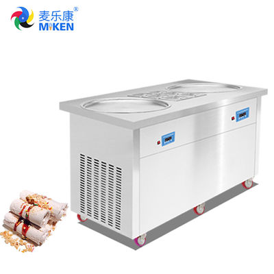 품질 MIKEN MK-PF2R-6C Fry Ice Cream Machine CE Certificate For Snack Food Factory, Bakery, Commercial Catering 공장