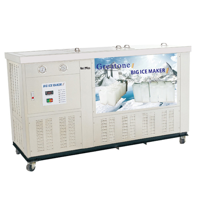 1 Ton Best Price Hotels Commercial Industrial Stainless Steel Automatic Ice Block Maker New Big Big Making Ice Cube Machine